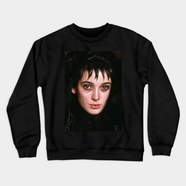 Lydia Deetz Crewneck Sweatshirt by dmitryb1